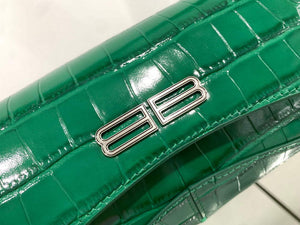 Balenciaga 695645 Women's XX Small Flap Bag Crocodile Embossed In Green - Default Title - View 5