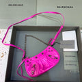 Balenciaga 6940271VG9 Le Cagole Mini Multipouch in Sky Pink Arena lambskin - Default Title - View 1