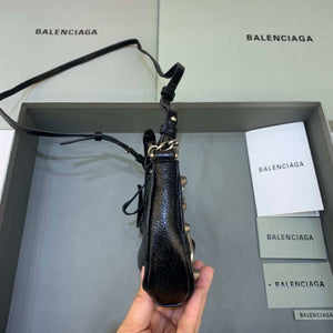 Balenciaga 6940271VG9 Le Cagole Mini Multipouch in black Arena lambskin - Default Title - View 3