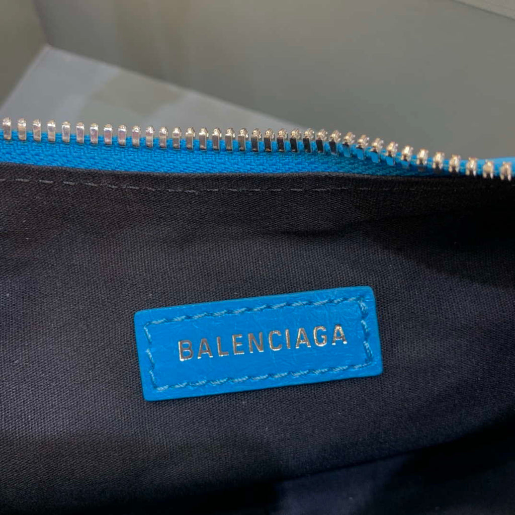 Balenciaga 700940210 Neo Cagole XS Handbag in lambskin Blue