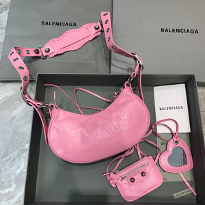Balenciaga 700940210 Women's Neo Cagole XS Handbag in Pink Arena lambskin - Default Title - View 2