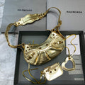 Balenciaga 700940210 Women's Neo Cagole XS Handbag in gold Arena lambskin
