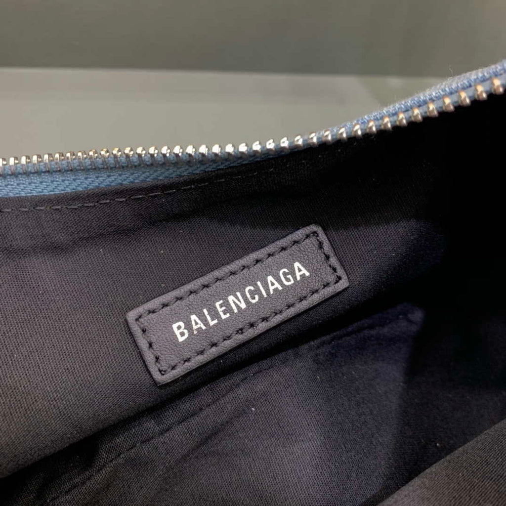 Balenciaga 700940210 Women's Neo Cagole XS Handbag in Denim Blue