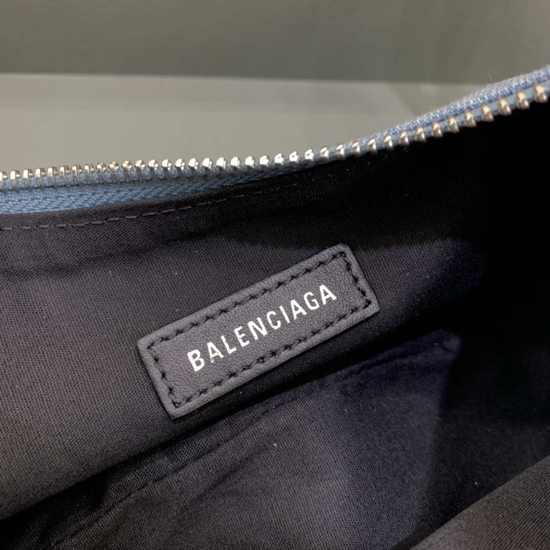 Balenciaga 700940210 Women's Neo Cagole XS Handbag in Denim Blue
