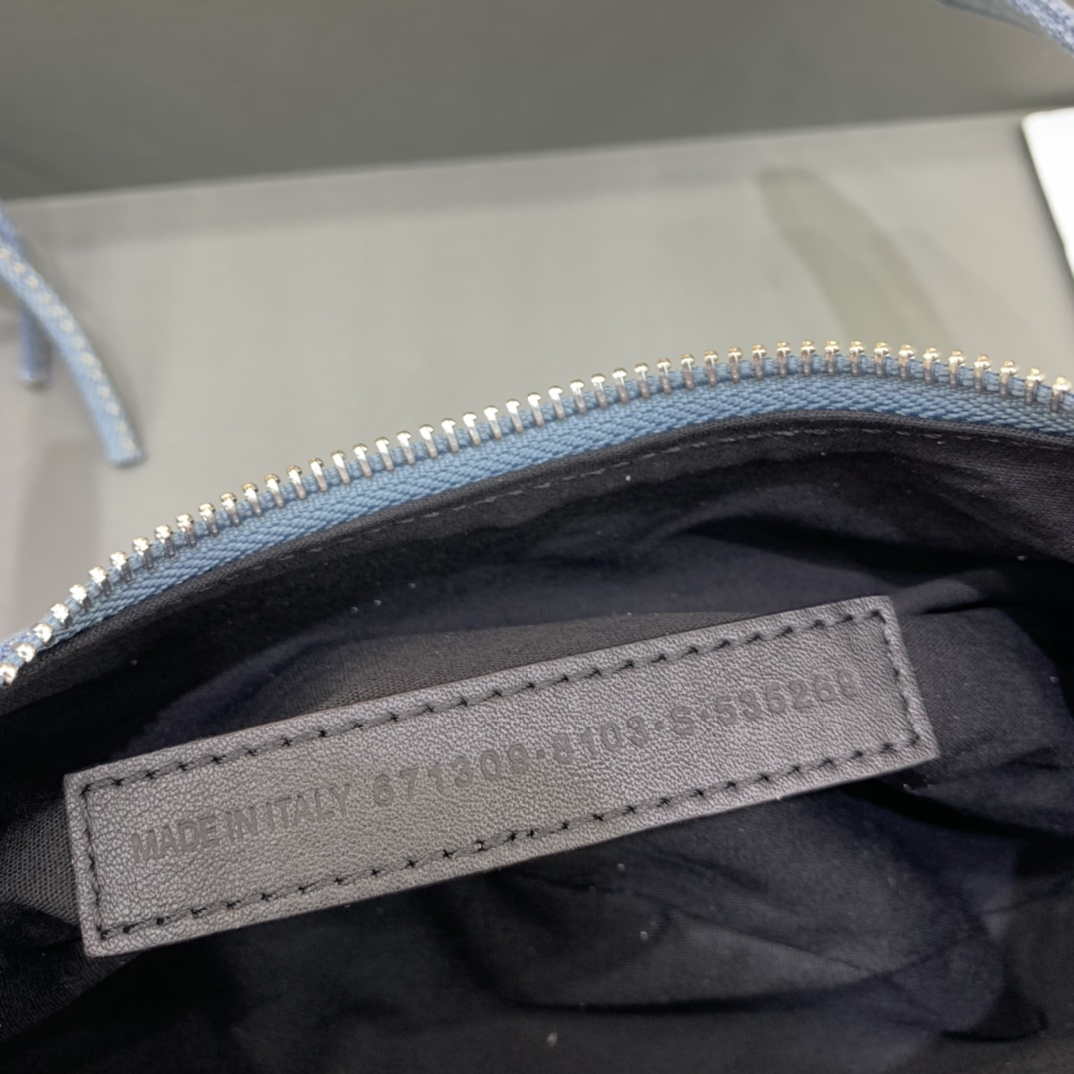 Balenciaga 700940210 Women's Neo Cagole XS Handbag in Denim Blue