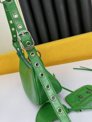 Balenciaga 700940210 Women's Neo Cagole Xs Handbag In Green - Default Title - View 3