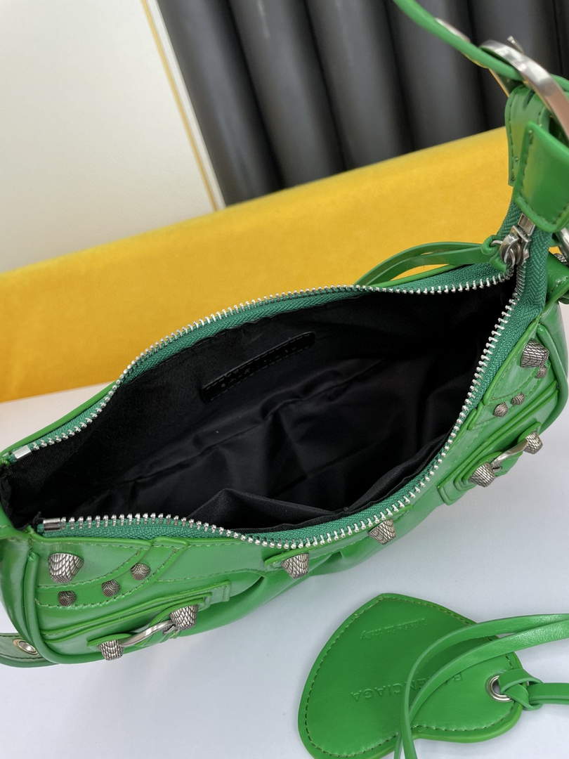 Balenciaga 700940210 Women's Neo Cagole Xs Handbag In Green