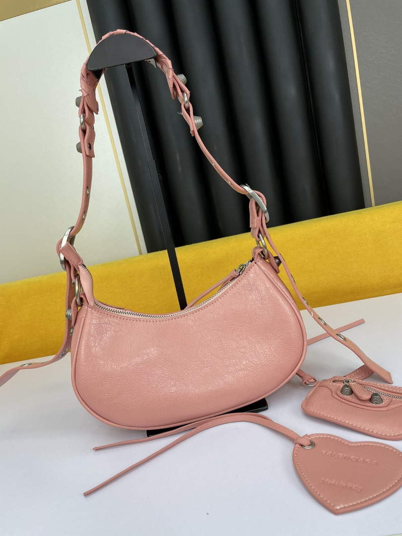Balenciaga 700940210 Women's Neo Cagole Xs Handbag In Pink