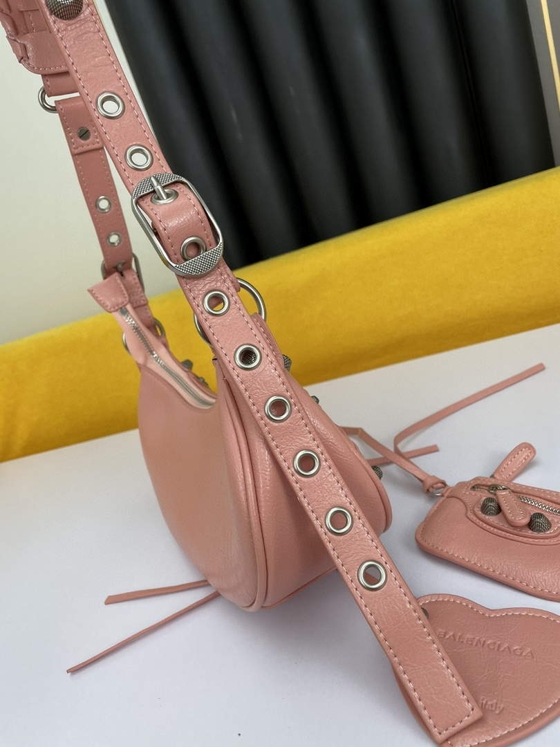 Balenciaga 700940210 Women's Neo Cagole Xs Handbag In Pink