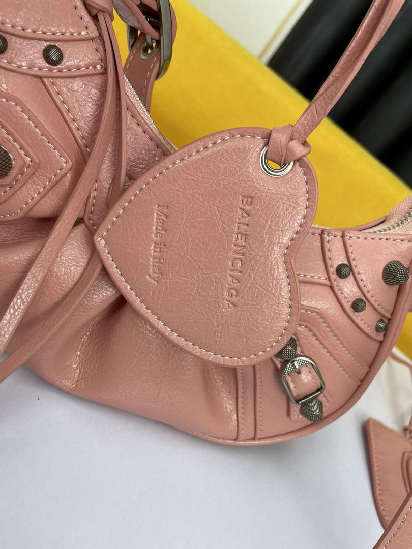 Balenciaga 700940210 Women's Neo Cagole Xs Handbag In Pink