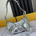 Balenciaga 700940210 Women's Neo Cagole Xs Handbag In Silver - Default Title - View 1