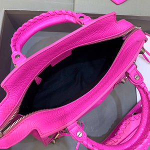 Balenciaga 700940210B Neo Cagole City Handbag in Sky Pink Arena Lambskin - Default Title - View 6