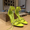 Balenciaga 743057 Women's Cagole 110mm Sandal Optic B77562