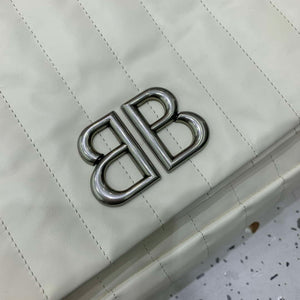 Balenciaga 7816722 Women's Monaco Large Bag Quilted in White - Default Title - View 5