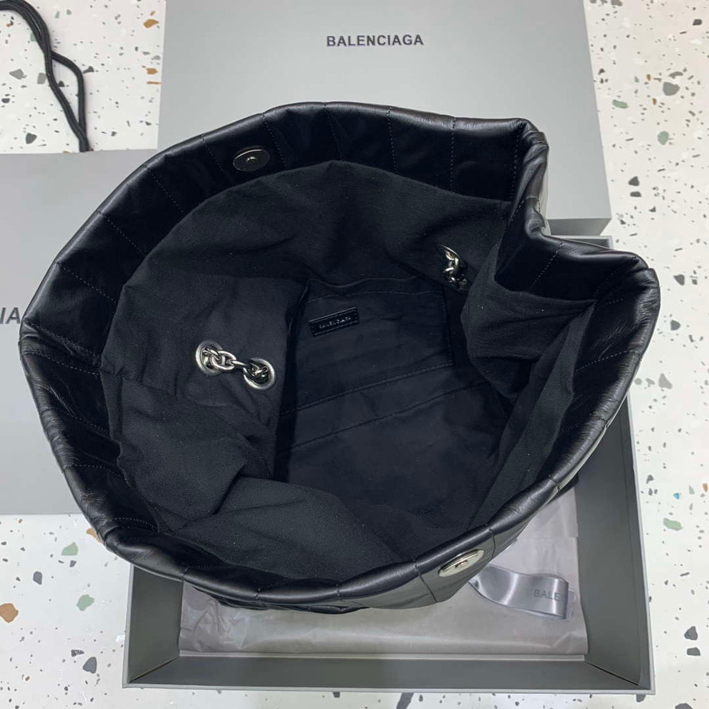 Balenciaga 7816722 Women's Monaco Mini Bag Quilted in Black