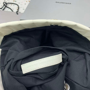Balenciaga 7816722 Women's Monaco Mini Bag Quilted in White - Default Title - View 8