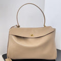 Balenciaga 7897442 Rodeo Handbag Large in Apricot smooth calfskin aged-Gold