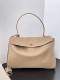 Balenciaga 7897442 Rodeo Handbag Large in Apricot smooth calfskin aged-Gold