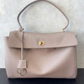 Balenciaga 7897442 Rodeo Handbag Large in Pink smooth calfskin aged-Silver