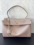 Balenciaga 7897442 Rodeo Handbag Large in Pink smooth calfskin aged-Silver