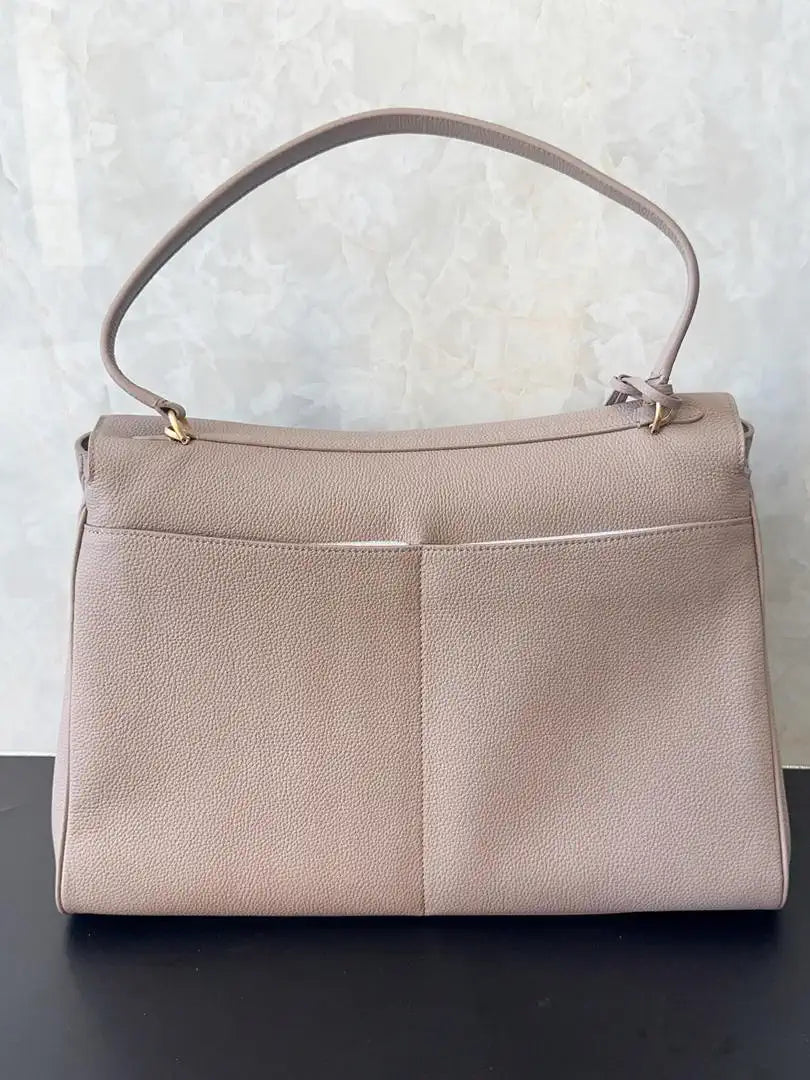 Balenciaga 7897442 Rodeo Handbag Large in Pink smooth calfskin aged-Silver