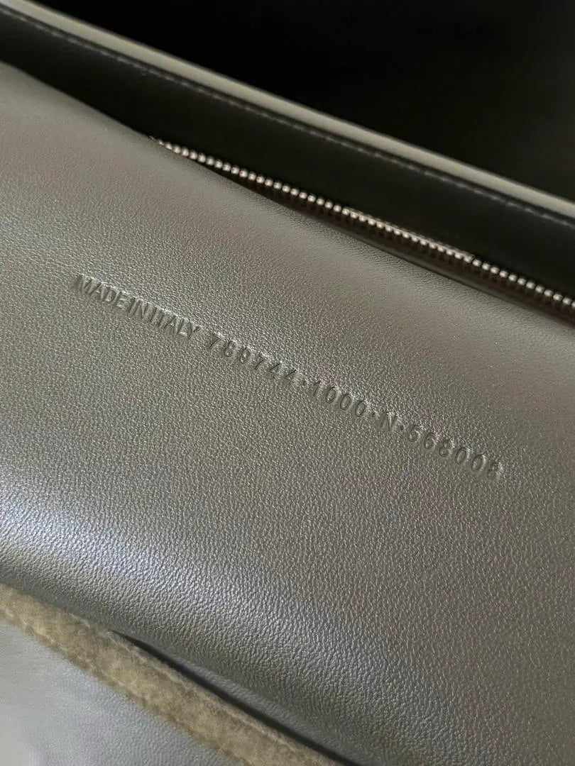 Balenciaga 7897442 Rodeo Handbag Large in Green Suede aged-Silver