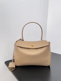 Balenciaga 7897792 Rodeo Handbag Small in Milk Tea smooth calfskin Gold