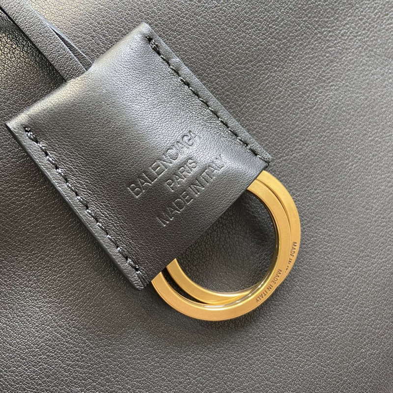 Balenciaga 7897792AA4V1000 Rodeo Small Handbag in black smooth calfskin