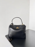 Balenciaga 7954562 Rodeo Handbag Mini in black smooth calfskin aged-gold hardware