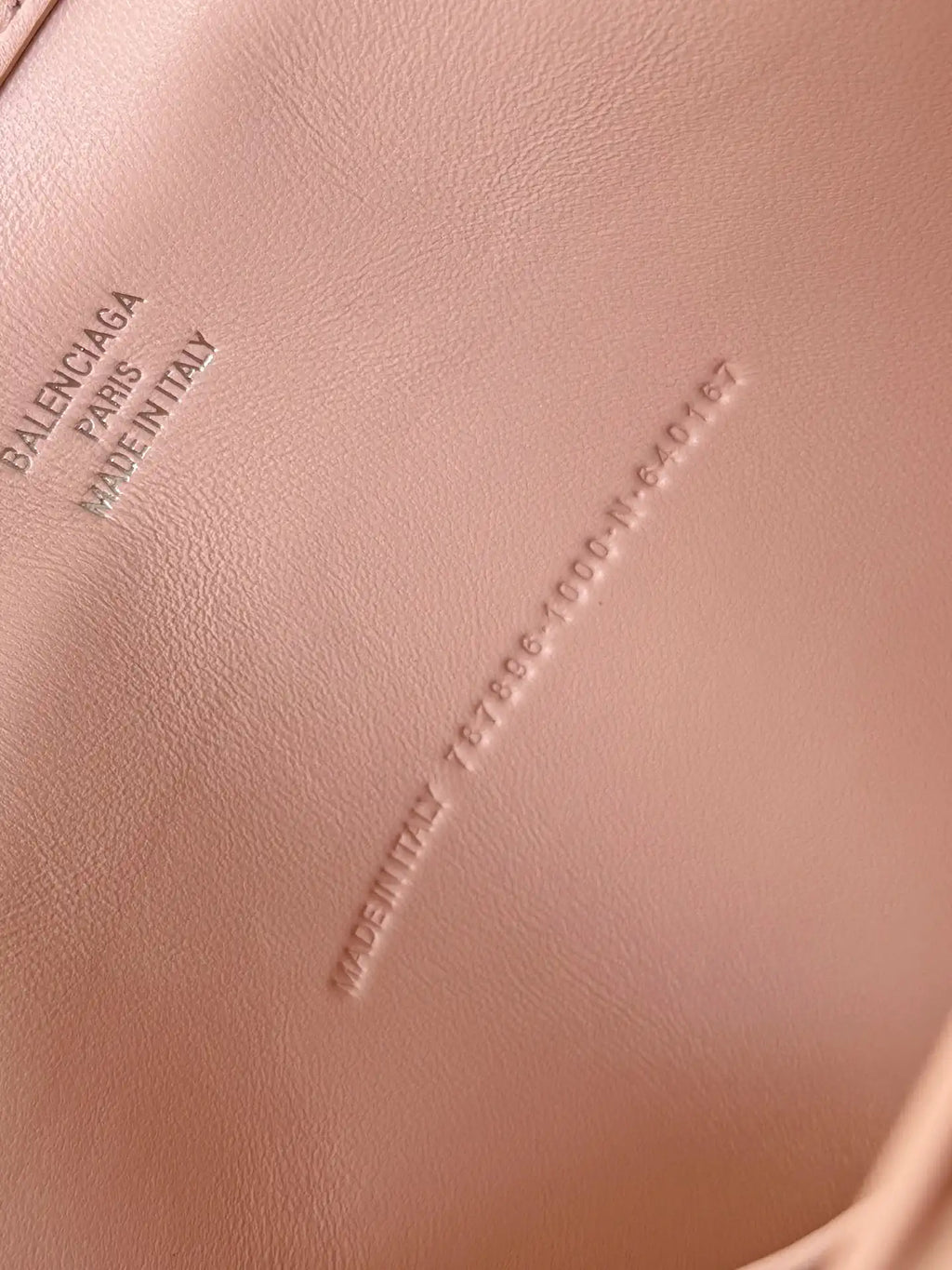 Balenciaga 7954562 Rodeo Handbag Mini in Pink smooth calfskin aged-Silver hardware