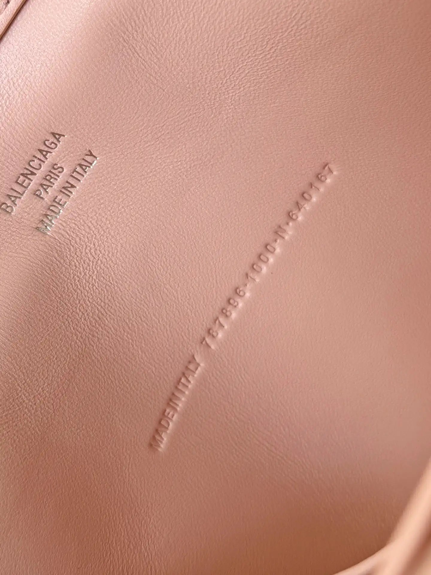 Balenciaga 7954562 Rodeo Handbag Mini in Pink smooth calfskin aged-Silver hardware