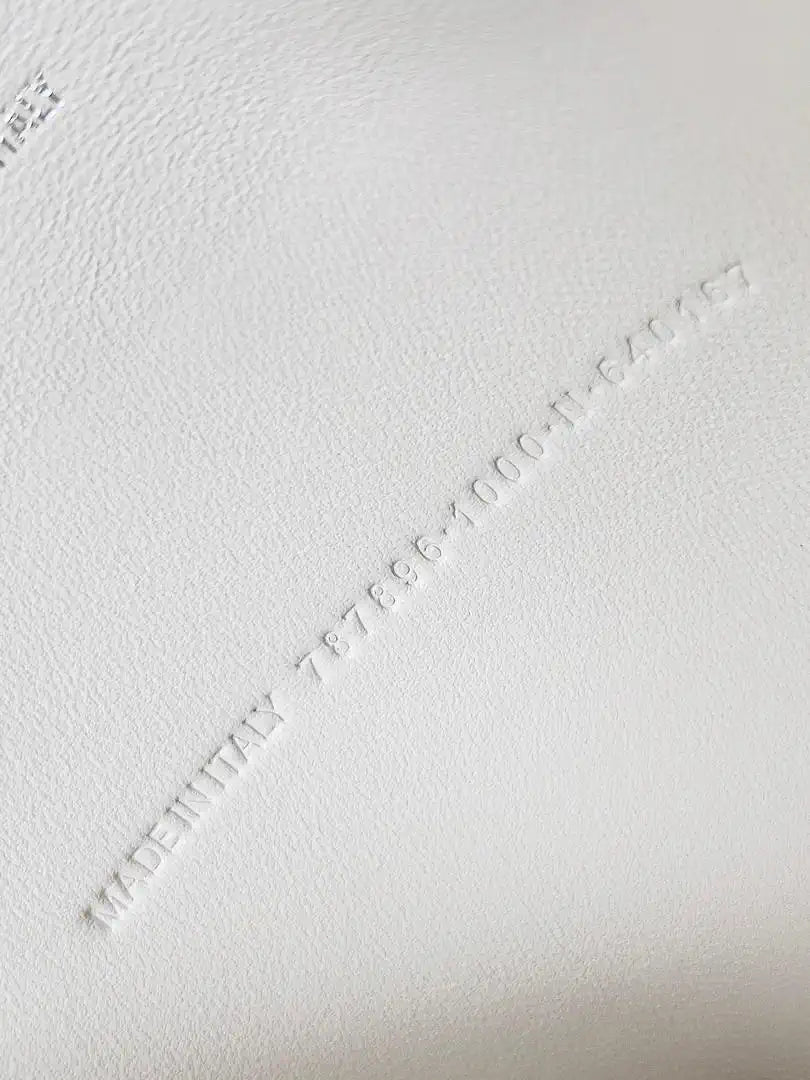 Balenciaga 7954562 Rodeo Handbag Mini in White smooth calfskin aged-Silver