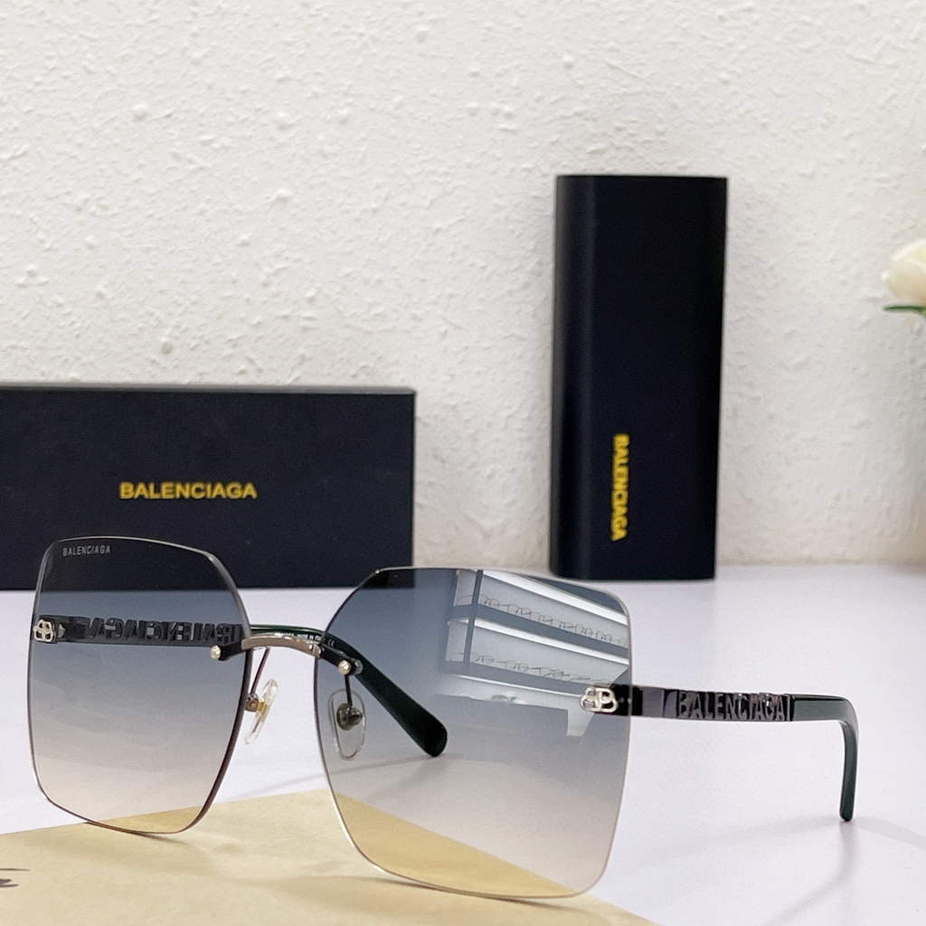 Balenciaga 628247 Dynasty Cat Sunglasses Weekend Butterfly Sunglasses B990160 - Default Title - View 1