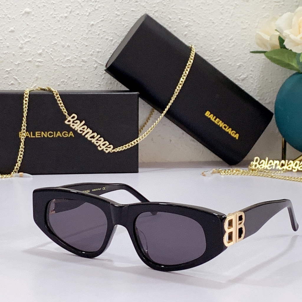Balenciaga 628247 Dynasty Cat Sunglasses Weekend Butterfly Sunglasses B990220 - Default Title - View 1