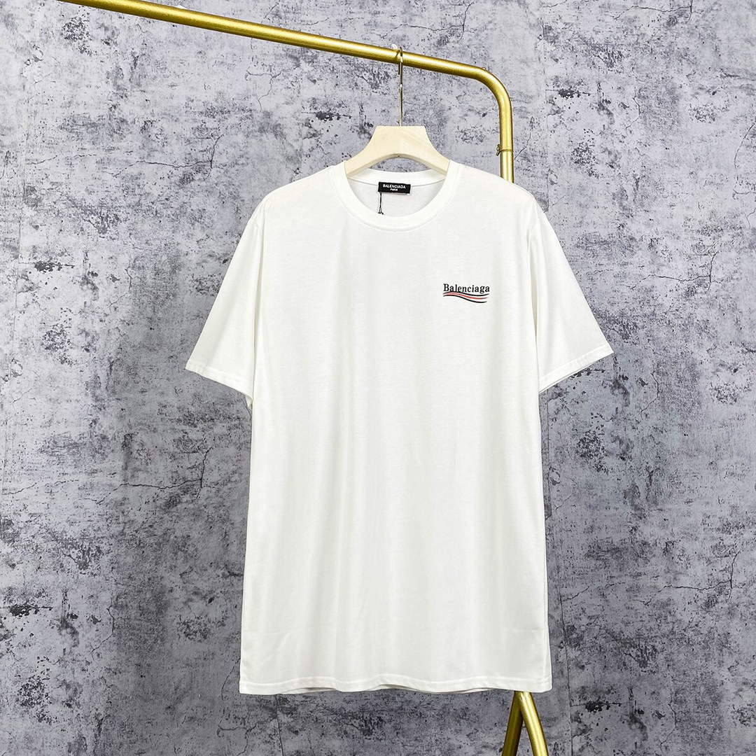 Balenciaga Women Men T-shirts Wholesale Balenciaga Short Sleeve Clothing BA77535