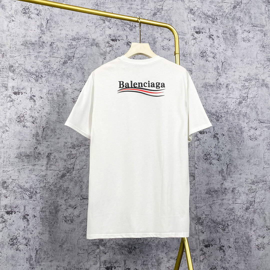 Balenciaga Women Men T-shirts Wholesale Balenciaga Short Sleeve Clothing BA77535