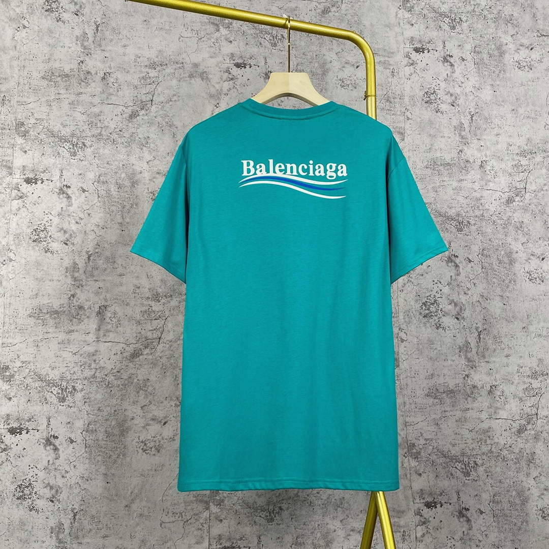 Balenciaga Women Men T-shirts Wholesale Balenciaga Short Sleeve Clothing BA77536