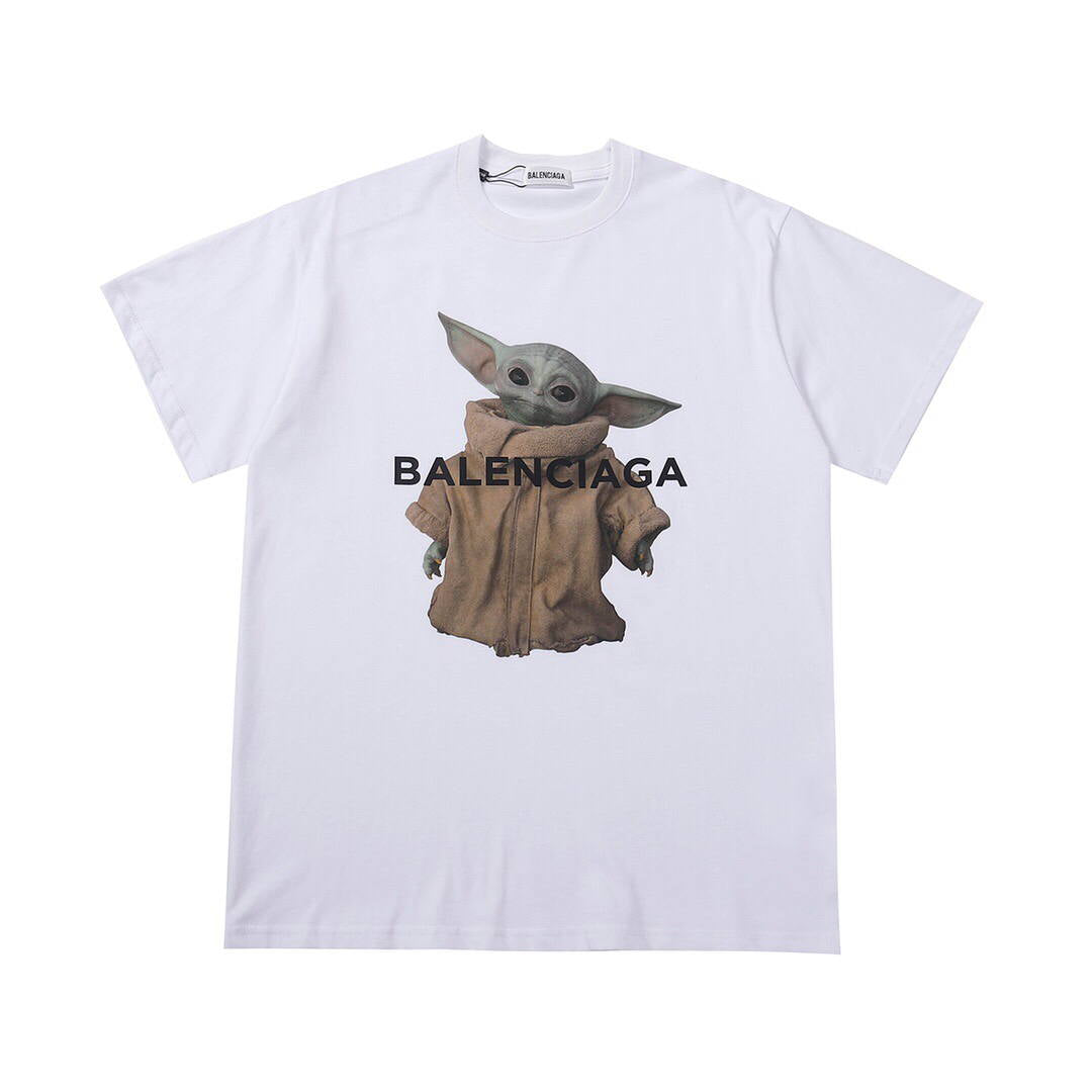 Balenciaga Women Men T-shirts Wholesale Balenciaga Short Sleeve Clothing BA77538