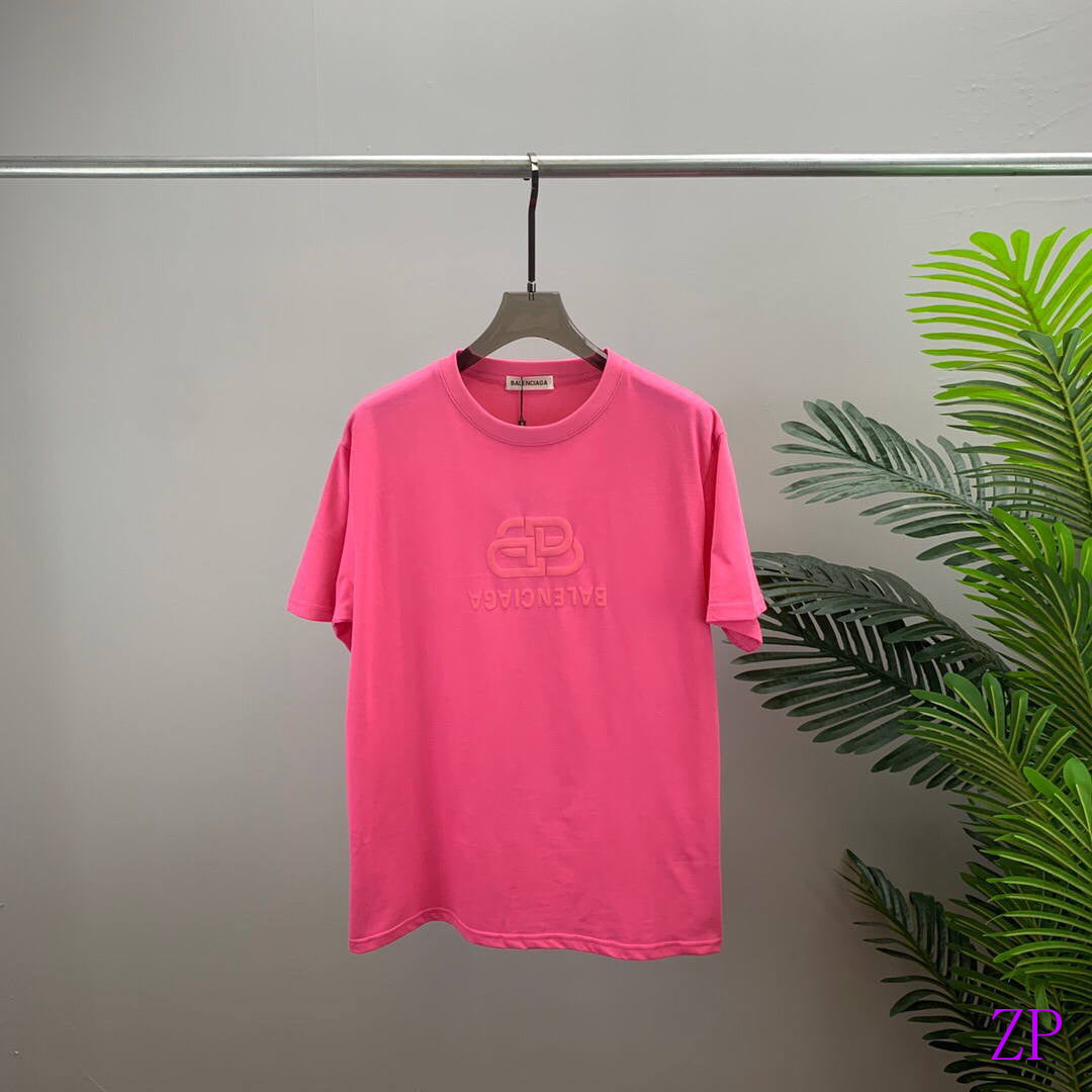 Balenciaga Women Men T-shirts Wholesale Balenciaga Short Sleeve Clothing BA77543