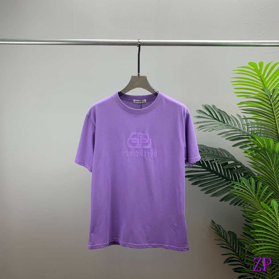 Balenciaga Women Men T-shirts Wholesale Balenciaga Short Sleeve Clothing BA77544