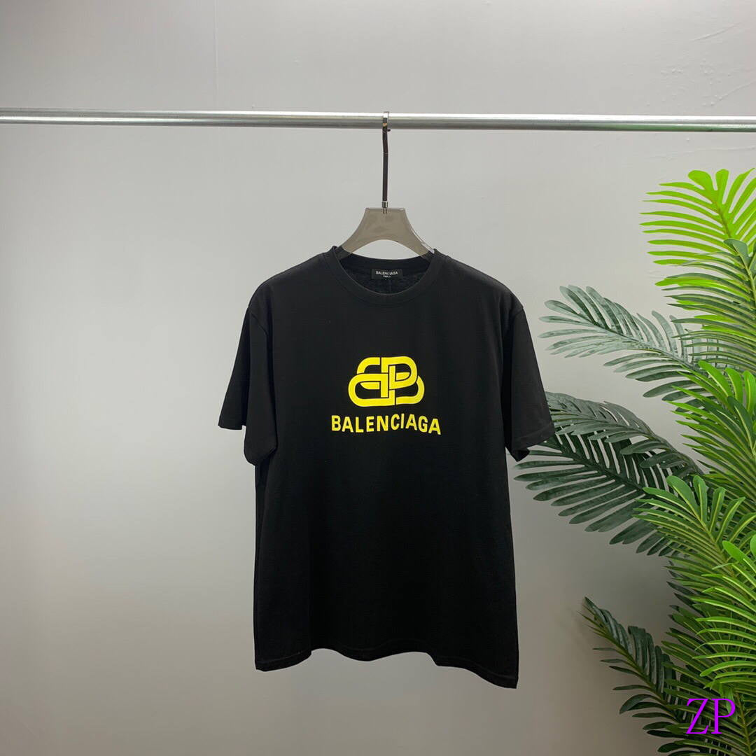 Balenciaga Women Men T-shirts Wholesale Balenciaga Short Sleeve Clothing BA77547
