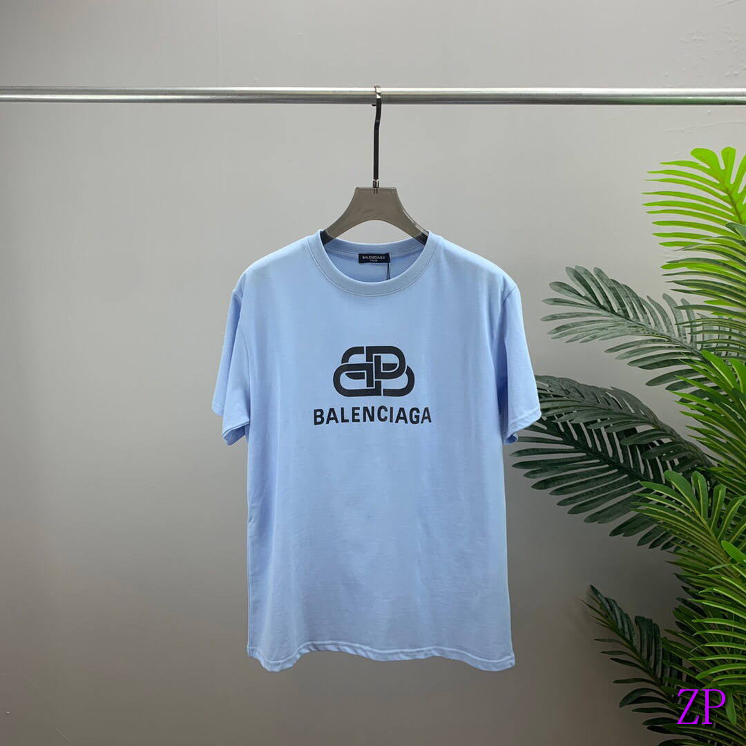 Balenciaga Women Men T-shirts Wholesale Balenciaga Short Sleeve Clothing BA77551