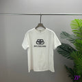 Balenciaga Women Men T-shirts Wholesale Balenciaga Short Sleeve Clothing BA77552