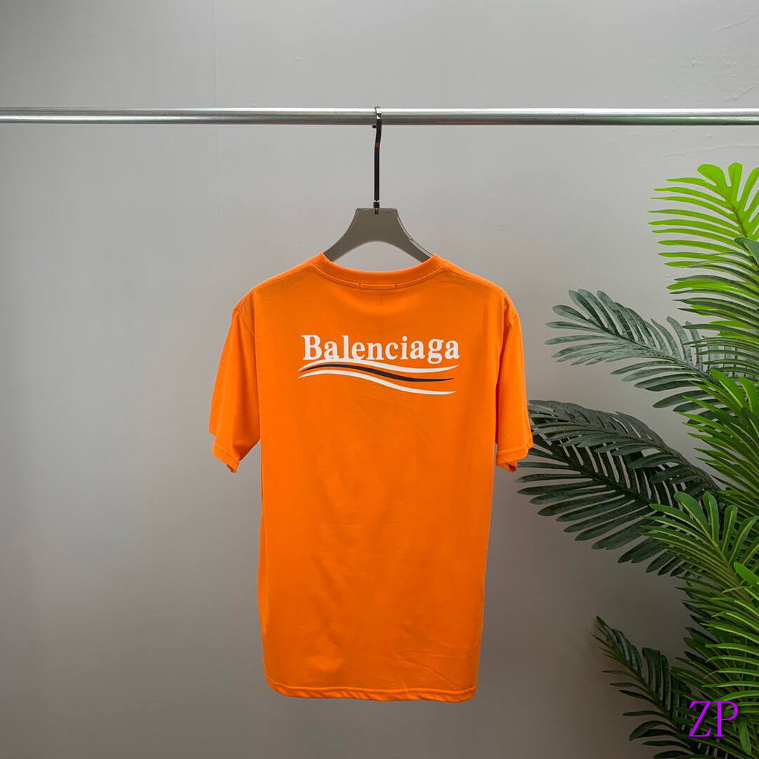 Balenciaga Women Men T-shirts Wholesale Balenciaga Short Sleeve Clothing BA77554