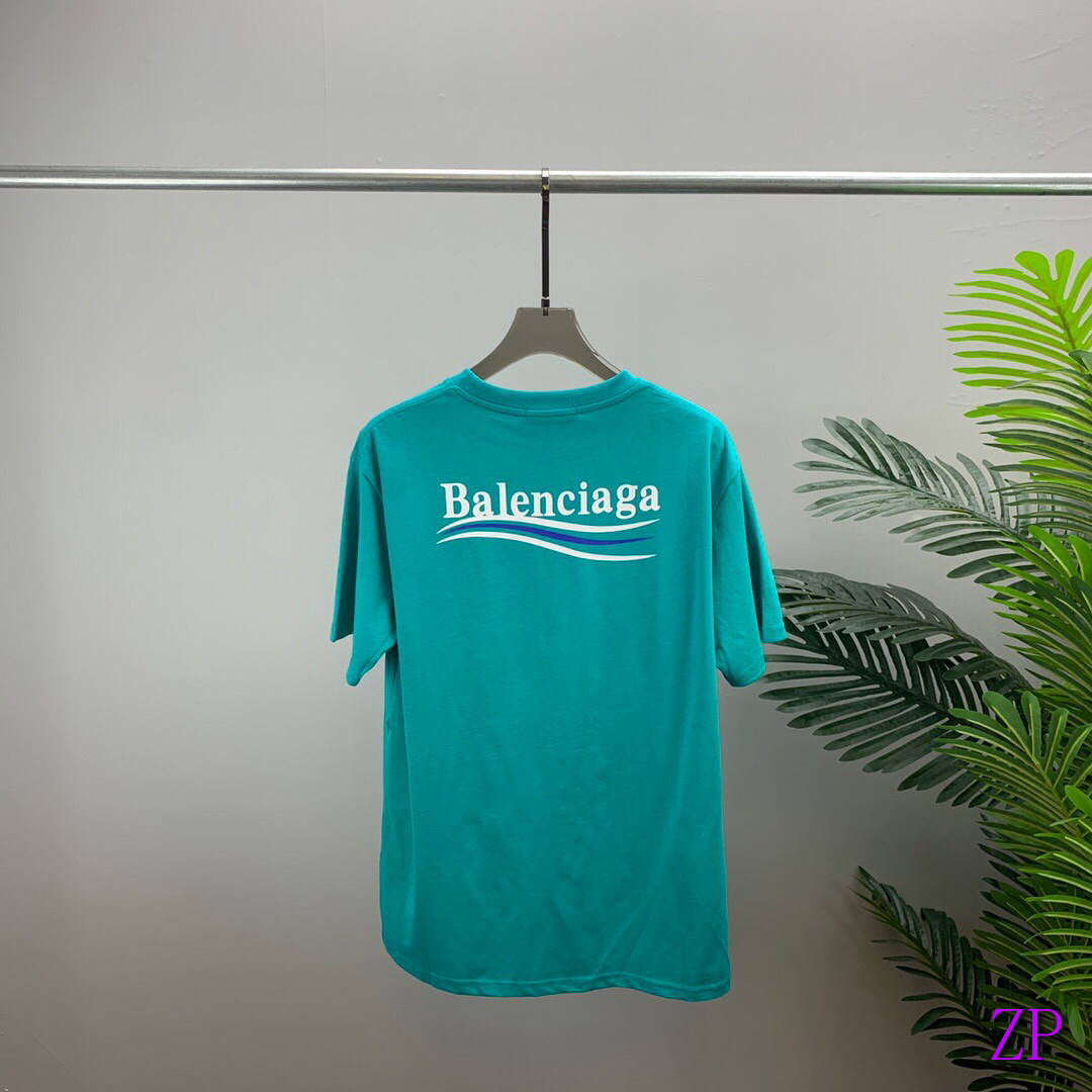 Balenciaga Women Men T-shirts Wholesale Balenciaga Short Sleeve Clothing BA77556