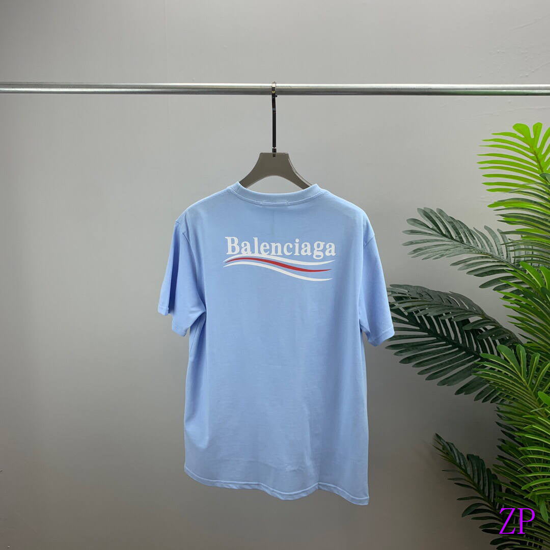 Balenciaga Women Men T-shirts Wholesale Balenciaga Short Sleeve Clothing BA77557