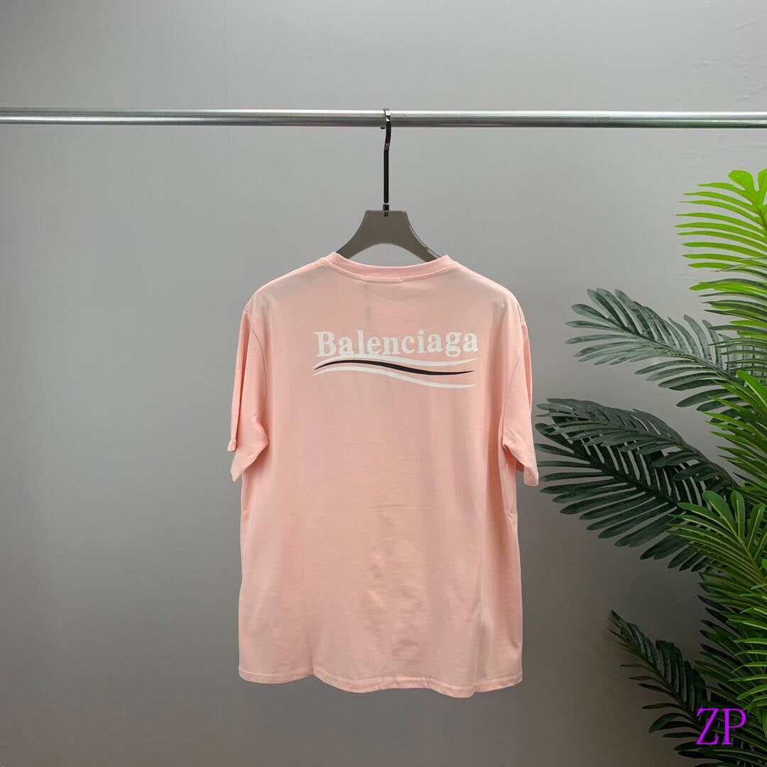 Balenciaga Women Men T-shirts Wholesale Balenciaga Short Sleeve Clothing BA77558