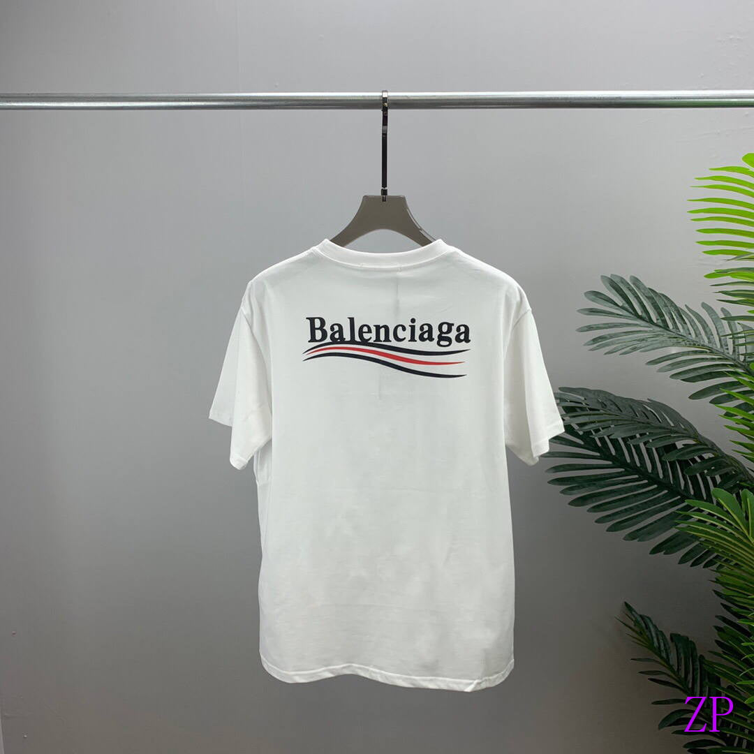 Balenciaga Women Men T-shirts Wholesale Balenciaga Short Sleeve Clothing BA77559