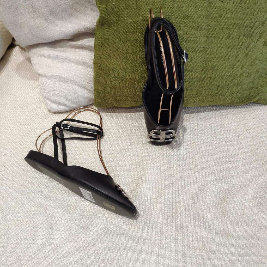 Balenciaga Women's Shoes BB Sign Sandal B77581