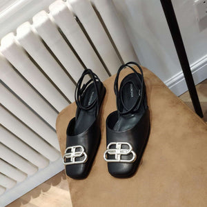 Balenciaga Women's Shoes BB Sign Sandal B77581 - 35 - View 8